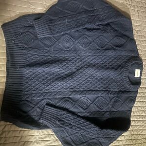 Sunday Best Navy Crewneck Sweater